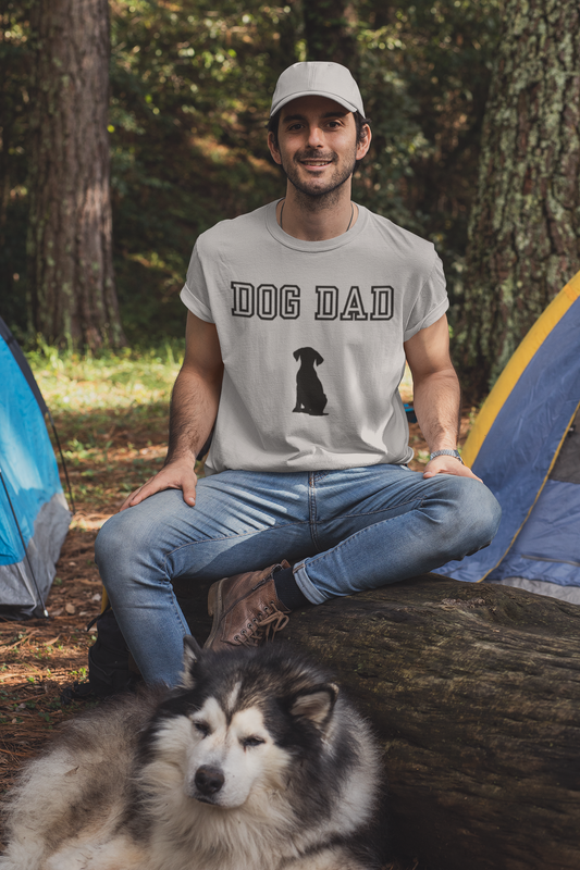 "Dog Dad" Gray T-Shirt