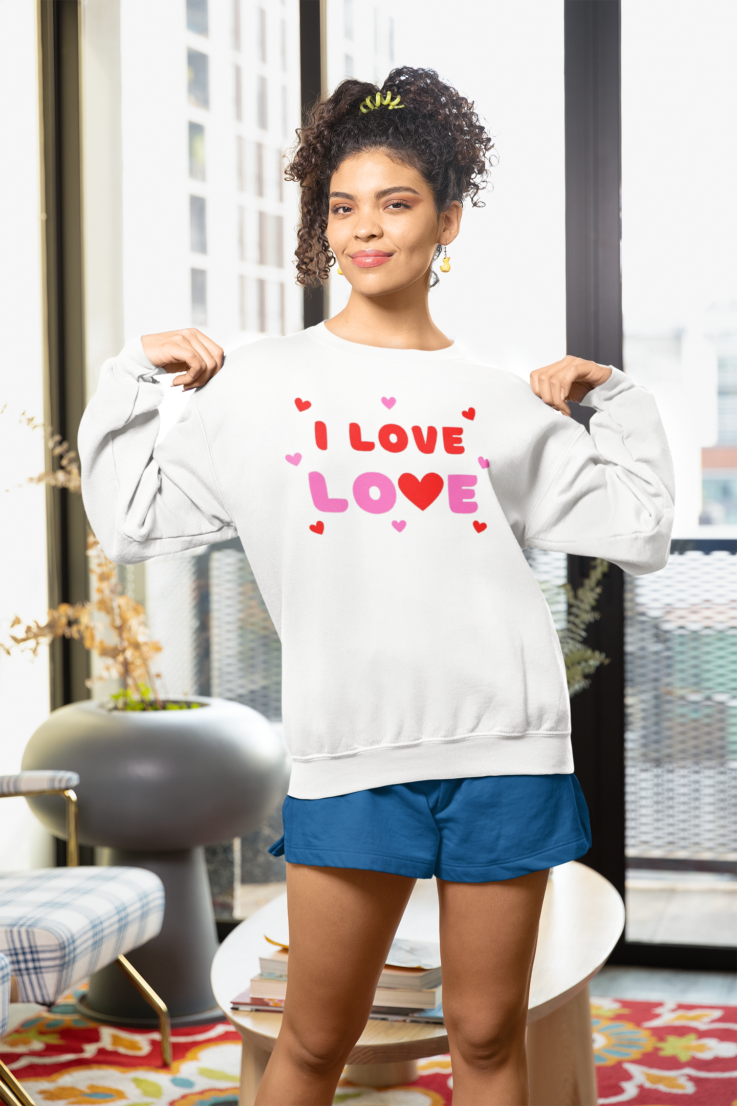 "I Love Love" Sweatshirt