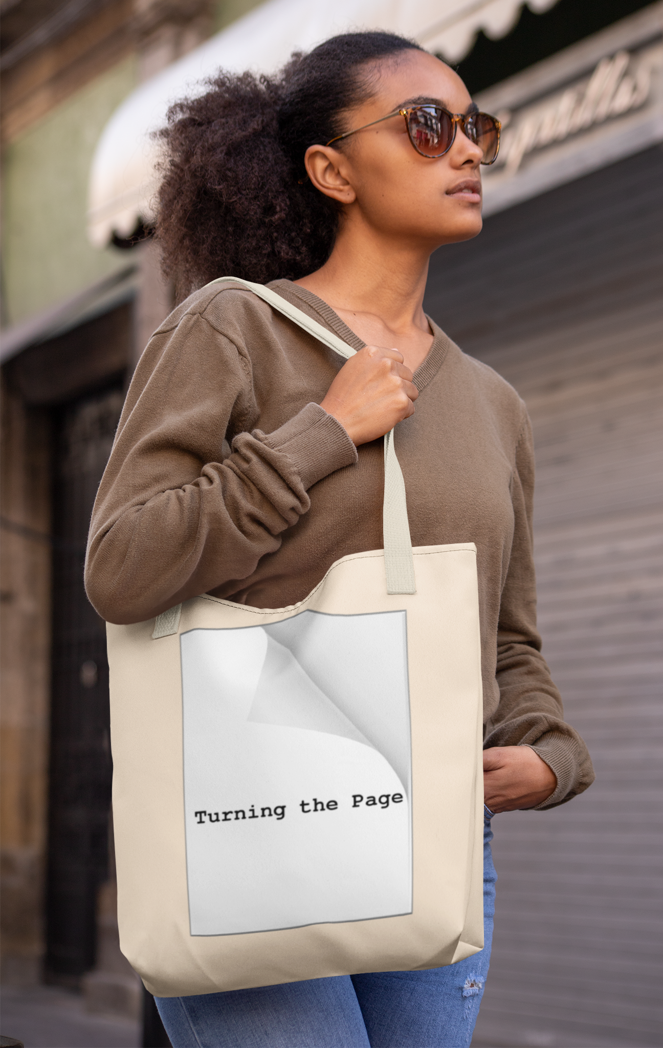 "Turning the Page" Tote Bag